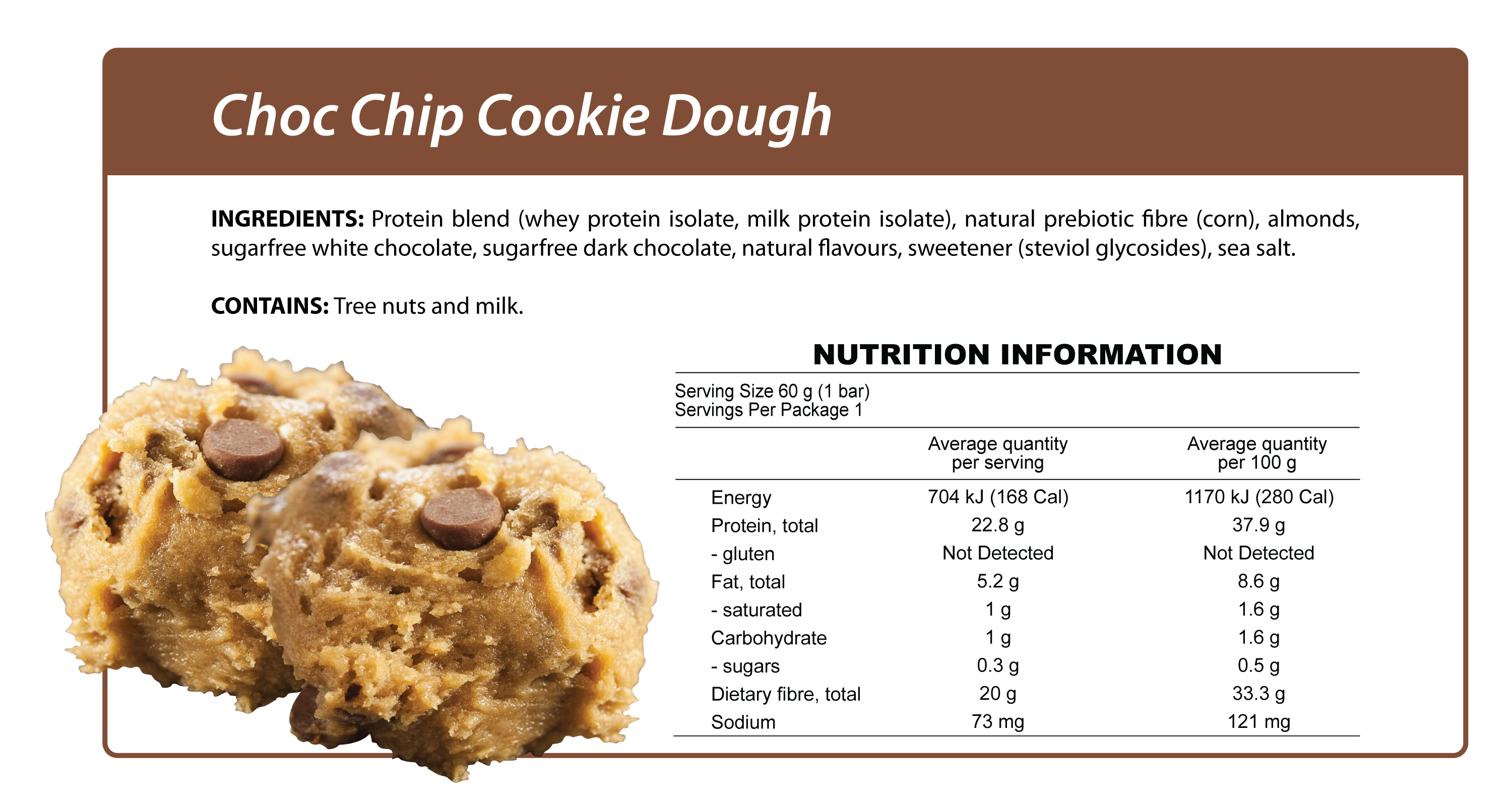 Choc Chip Cookie Dough